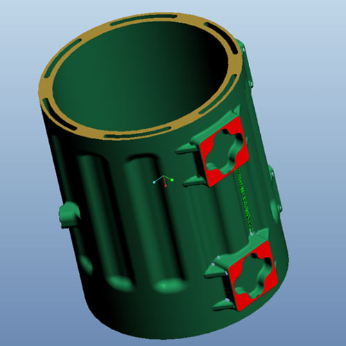日本水冷電機(jī)殼體 